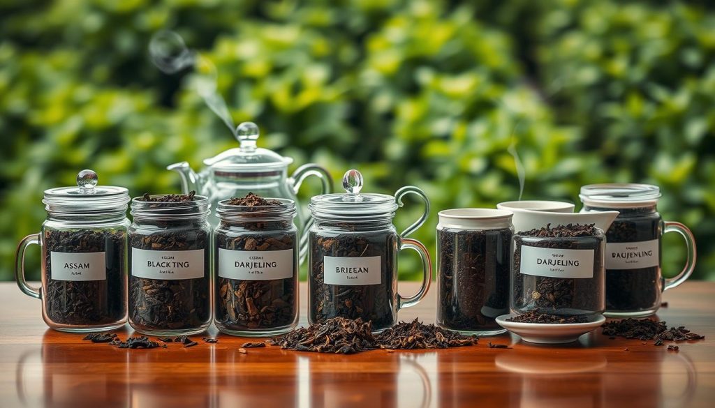Schwarzer Tee Sortiment