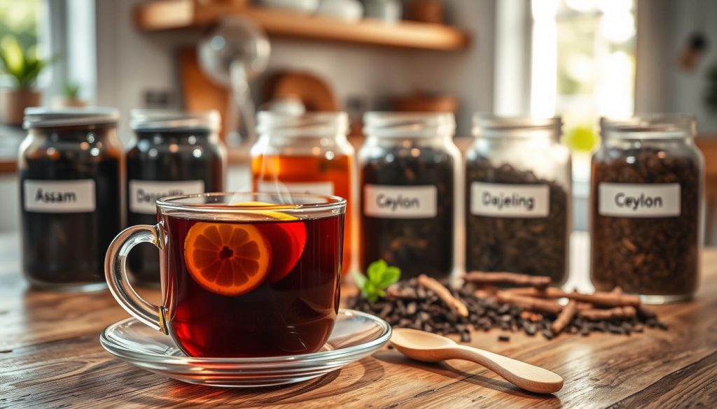 Schwarzer Tee Sortiment