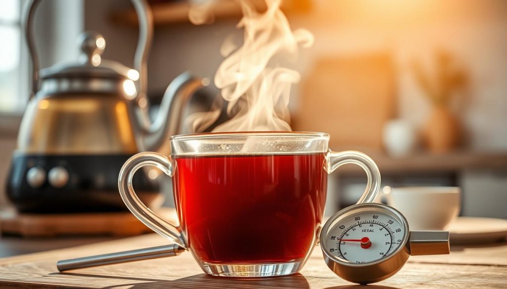 ideale Wassertemperatur für schwarzen Tee